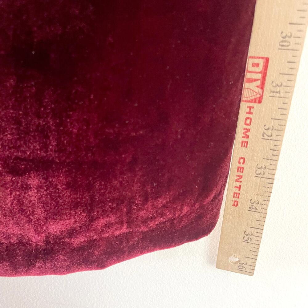 House of Harlow X Revolve NWT Velvet Mini Dress Small Burgundy Bow Coquette - Picture 9 of 10